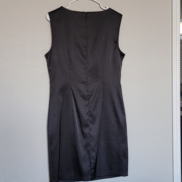 Dressbarn Black Sleeveless Dress Size 12 - Picture 4 of 7